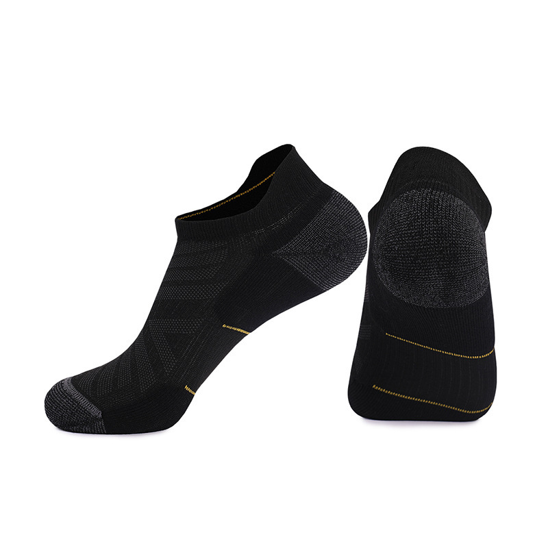 New breathable and comfortable running socks merino wool socks for women sweat-absorbent non-slip sports socks thickened terry socks for men