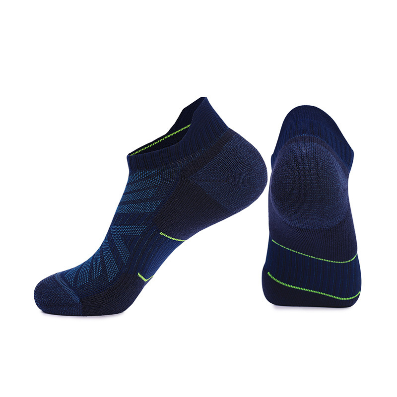 New breathable and comfortable running socks merino wool socks for women sweat-absorbent non-slip sports socks thickened terry socks for men
