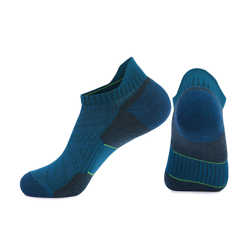 New breathable and comfortable running socks merino wool socks for women sweat-absorbent non-slip sports socks thickened terry socks for men