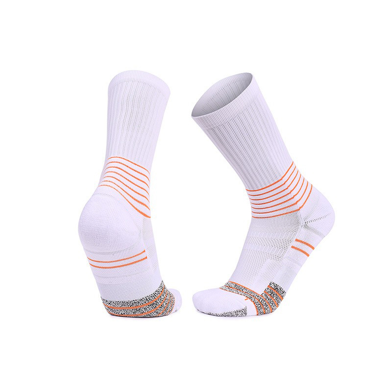 Elite basketball socks men's towel bottom antibacterial training socks adult mid-length anti-slip anti-pilling sports socks