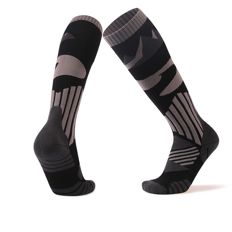Winter long mountaineering socks for men and women, thickened and warm, professional snow socks, sweat-absorbent outdoor ski socks