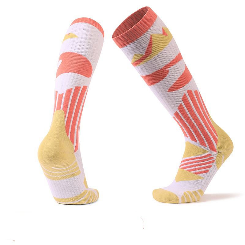 Winter long mountaineering socks for men and women, thickened and warm, professional snow socks, sweat-absorbent outdoor ski socks