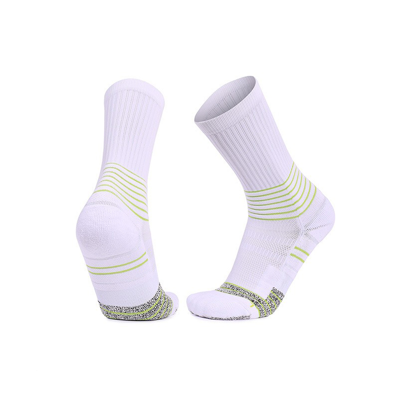 Elite basketball socks men's towel bottom antibacterial training socks adult mid-length anti-slip anti-pilling sports socks