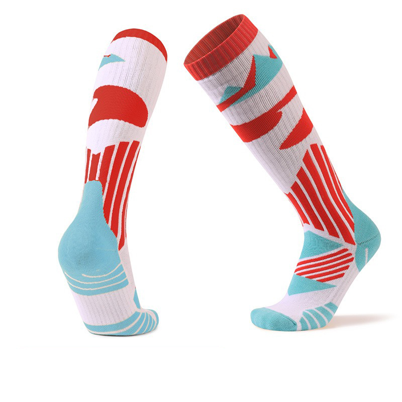 Winter long mountaineering socks for men and women, thickened and warm, professional snow socks, sweat-absorbent outdoor ski socks