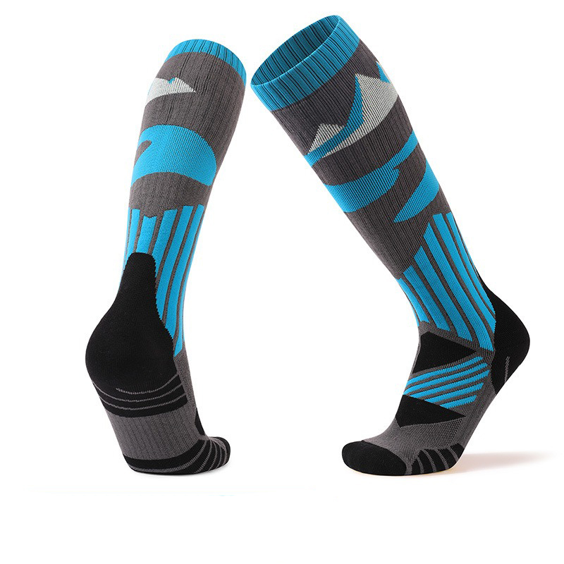 Winter long mountaineering socks for men and women, thickened and warm, professional snow socks, sweat-absorbent outdoor ski socks