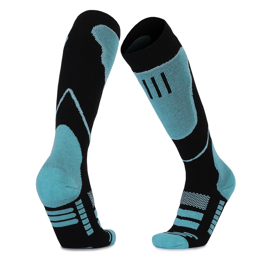 High-top ski socks, quick-drying socks, terry sports socks, hiking socks, towel-soled snow socks