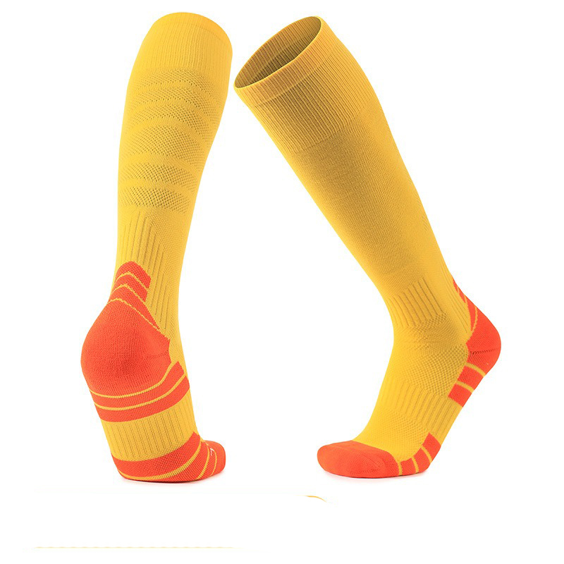 Combat elite long tube pressure socks men's outdoor training sports socks thick towel bottom breathable non-slip football socks