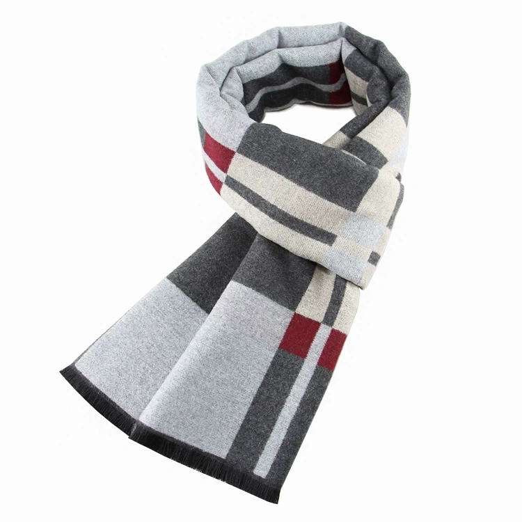 Fashion scarf Men's winter warm men's scarf classic autumn and winter thick scarf fashion gift item