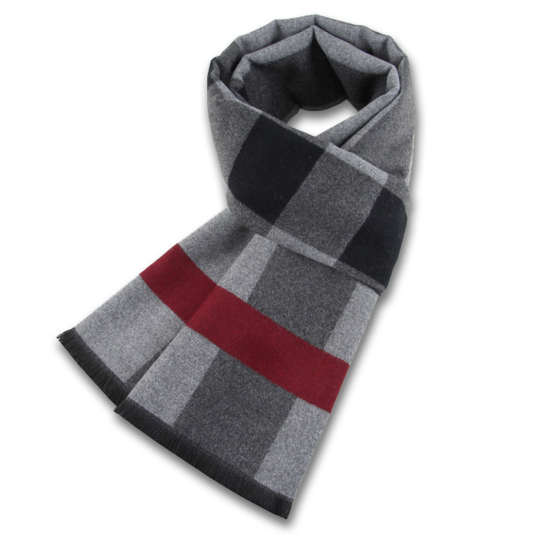 New men's plaid scarf autumn and winter warm business scarf fashion flannelette winter scarf