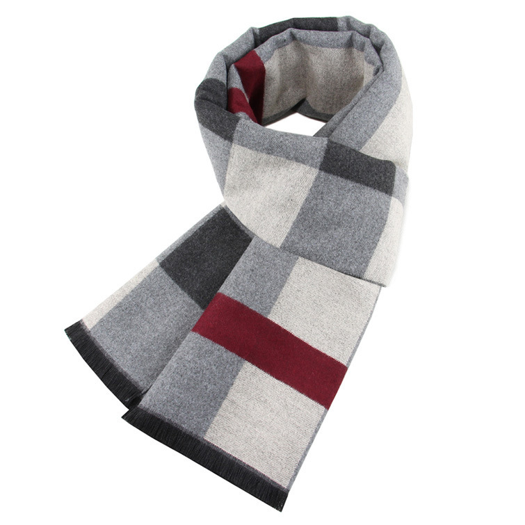 New men's plaid scarf autumn and winter warm business scarf fashion flannelette winter scarf