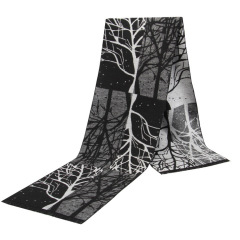 Black and white Christmas tree