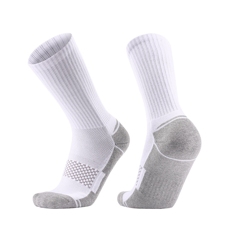 Autumn and winter outdoor cotton mid-tube sports socks men's socks thick towel sole deodorant hiking socks wicking sweat running socks