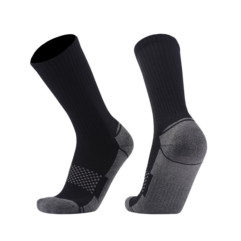 Autumn and winter outdoor cotton mid-tube sports socks men's socks thick towel sole deodorant hiking socks wicking sweat running socks