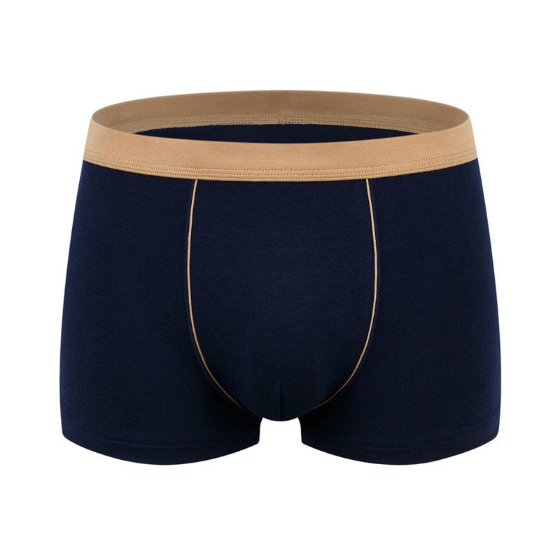 Cotton men's underwear plus-size boxers Breathable 3D seamless sexy cotton men's boxers