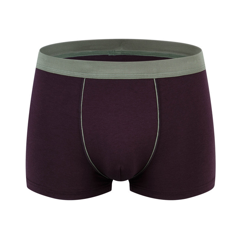 Cotton men's underwear plus-size boxers Breathable 3D seamless sexy cotton men's boxers