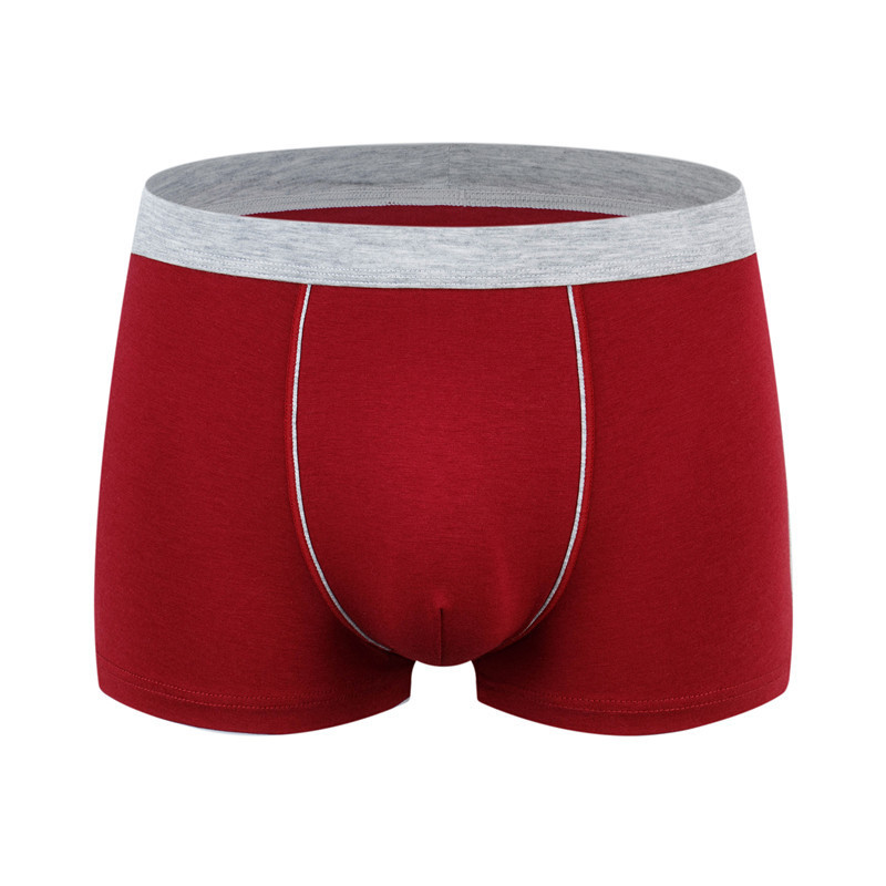 Cotton men's underwear plus-size boxers Breathable 3D seamless sexy cotton men's boxers