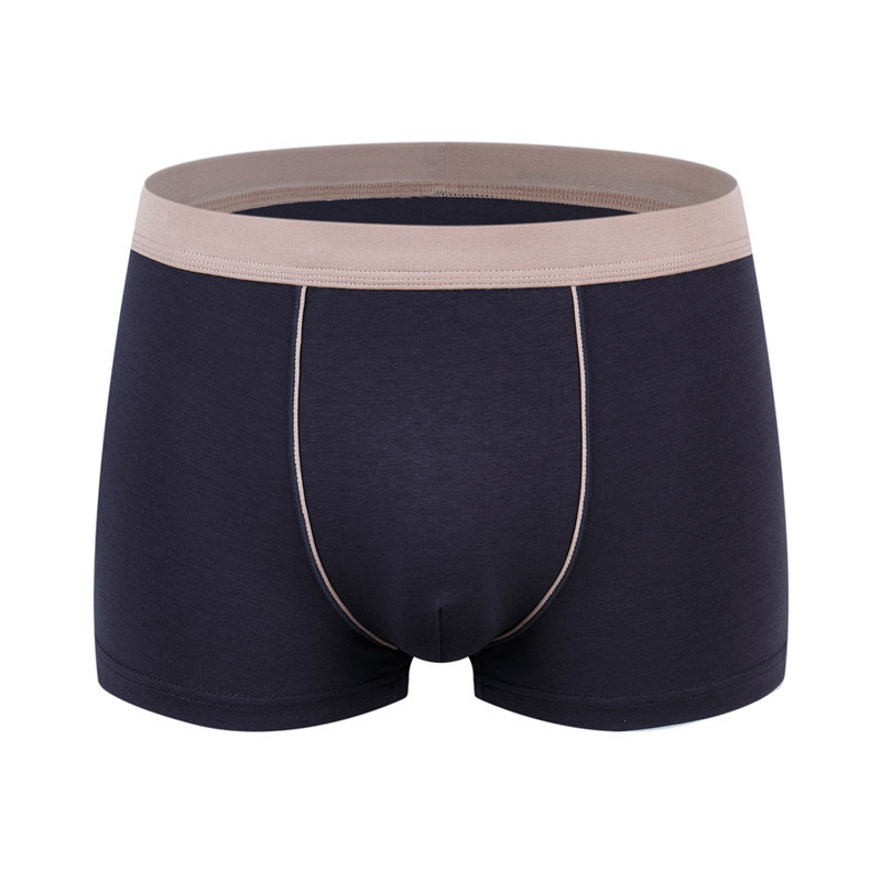 Cotton men's underwear plus-size boxers Breathable 3D seamless sexy cotton men's boxers