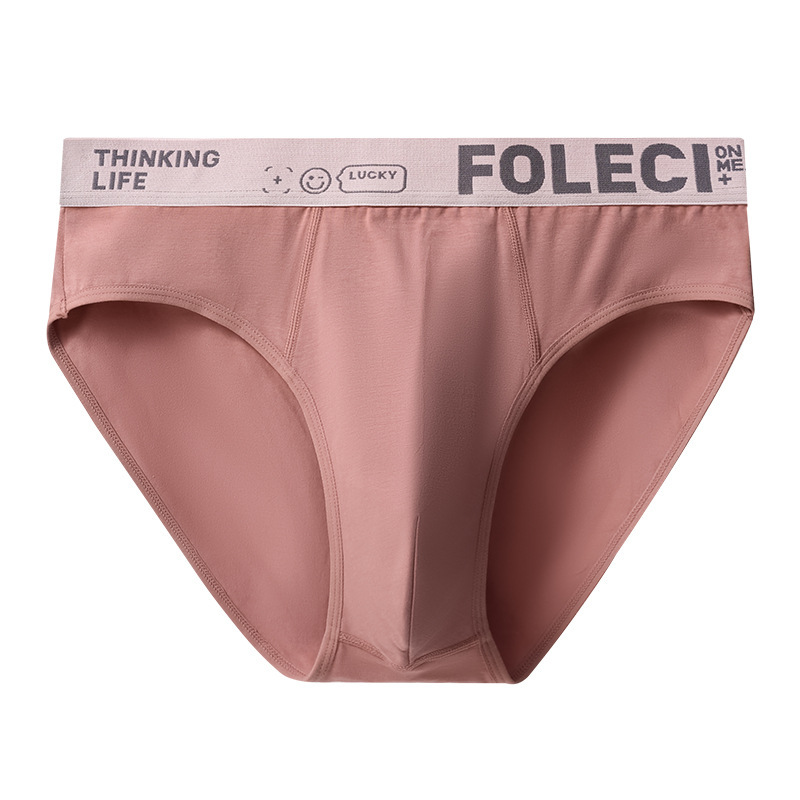 Men's underwear pure cotton boys triangle underpants large size loose antibacterial crotch no trace shorts head
