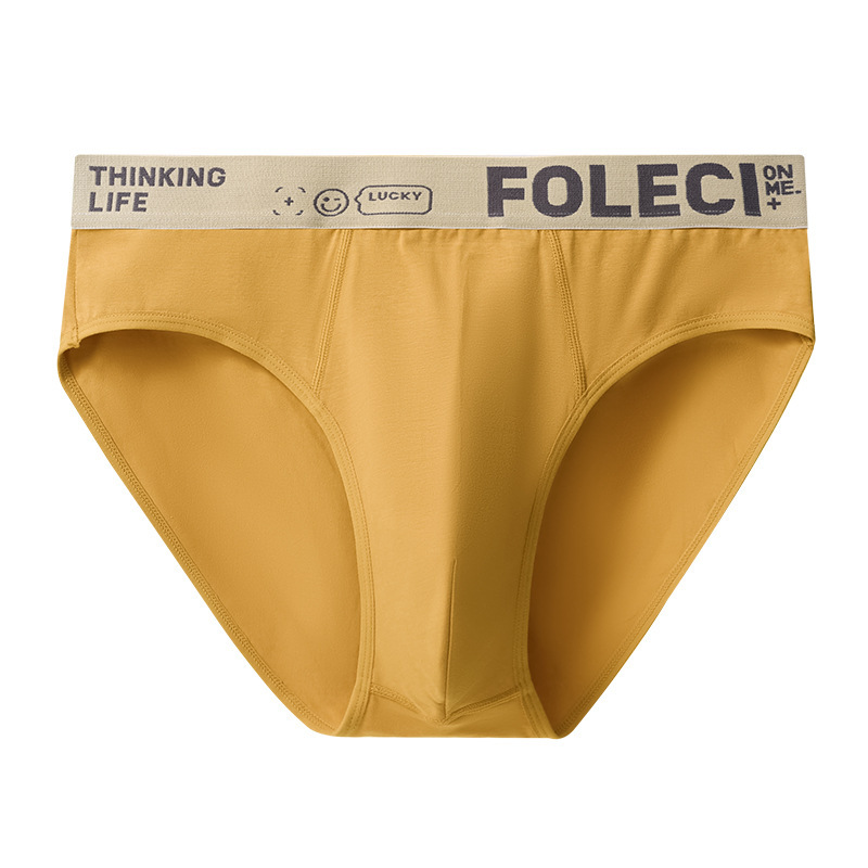 Men's underwear pure cotton boys triangle underpants large size loose antibacterial crotch no trace shorts head
