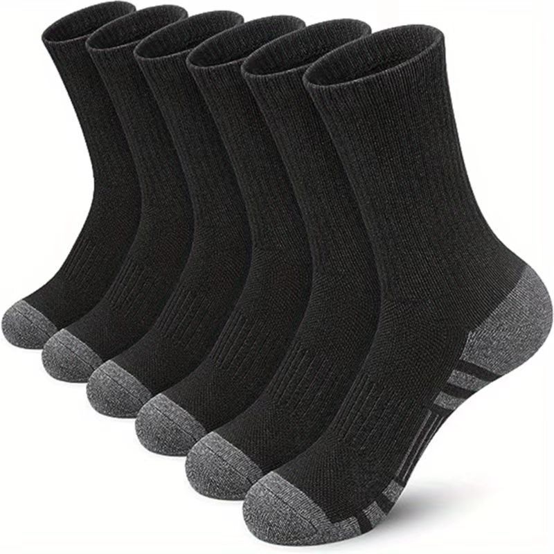 Thin Color matching Men's sports socks Basketball Socks Cotton Breathable Black, White and Grey Comfort Socks (3 pairs)