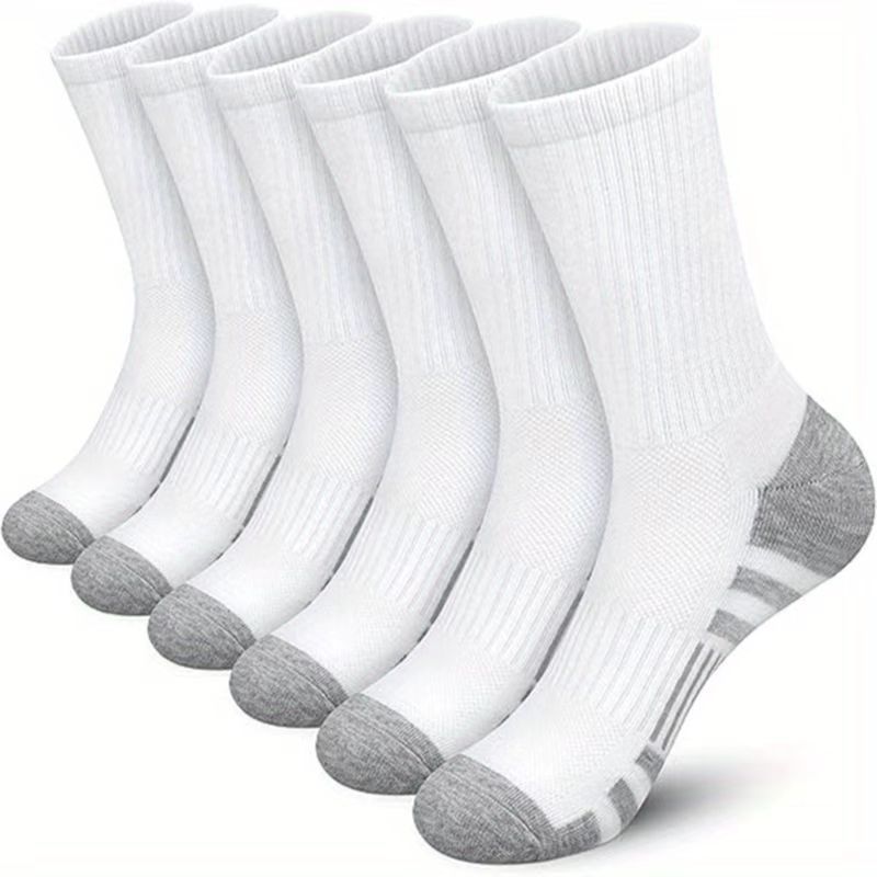 Thin Color matching Men's sports socks Basketball Socks Cotton Breathable Black, White and Grey Comfort Socks (3 pairs)