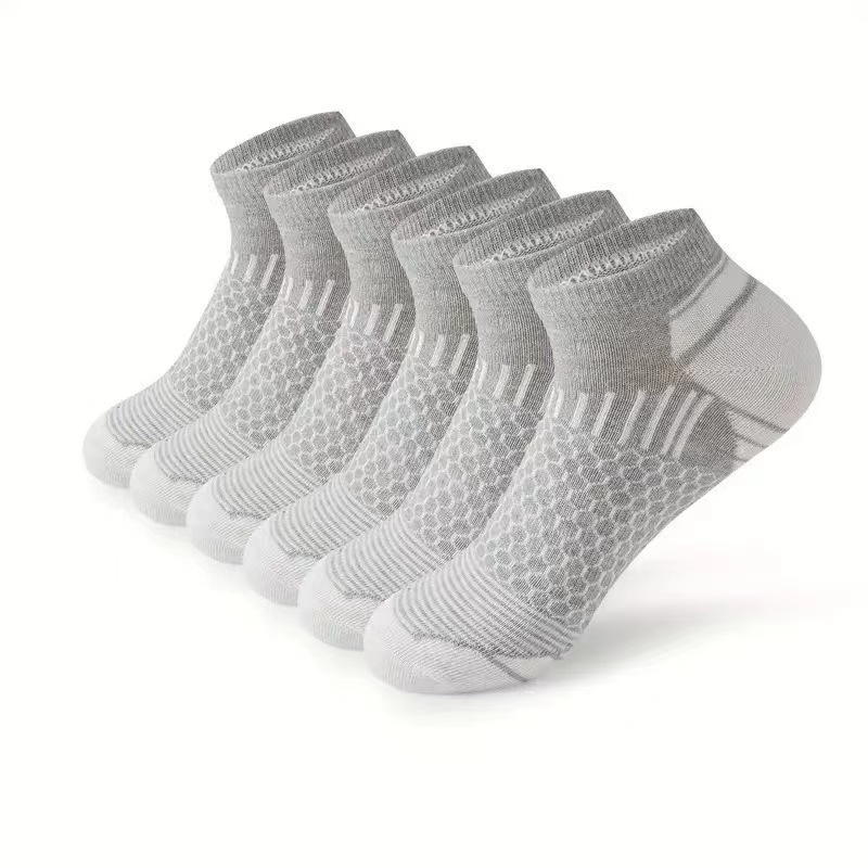 Spring Summer Thin Sports Running Basketball Socks Men's Breathable and sweat Absorbing Socks Socks (3 pairs)