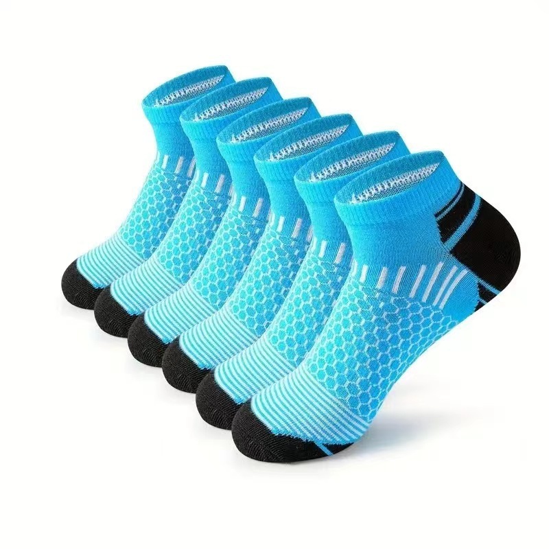 Spring Summer Thin Sports Running Basketball Socks Men's Breathable and sweat Absorbing Socks Socks (3 pairs)