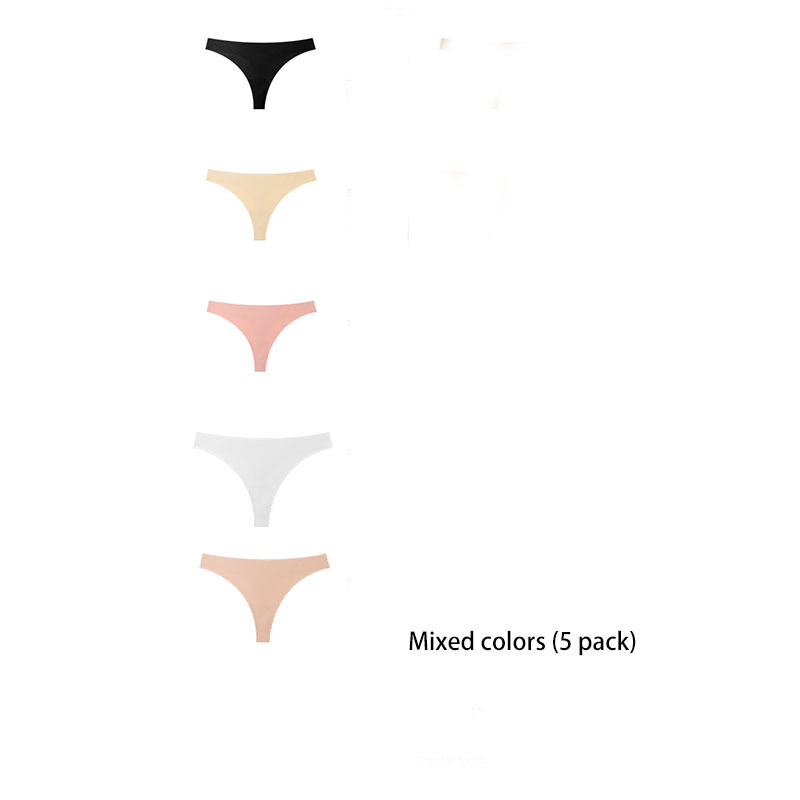 Women's briefs nylon nylon cotton crotch T pants sports ice silk breathable quick drying seamless underwear