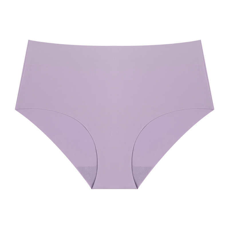 Comfortable yoga exercise Plus size high waist women's briefs Breathable ice silk seamless underwear