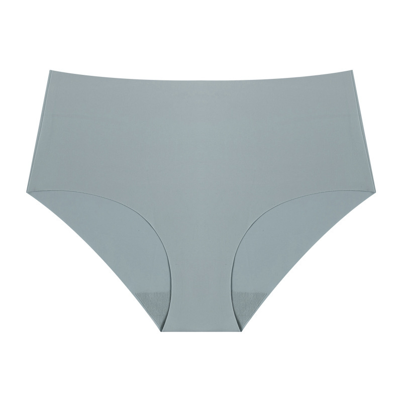 Comfortable yoga exercise Plus size high waist women's briefs Breathable ice silk seamless underwear