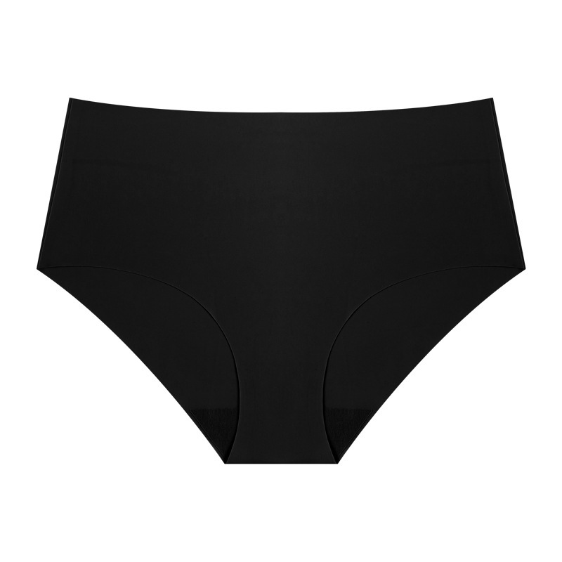 Comfortable yoga exercise Plus size high waist women's briefs Breathable ice silk seamless underwear