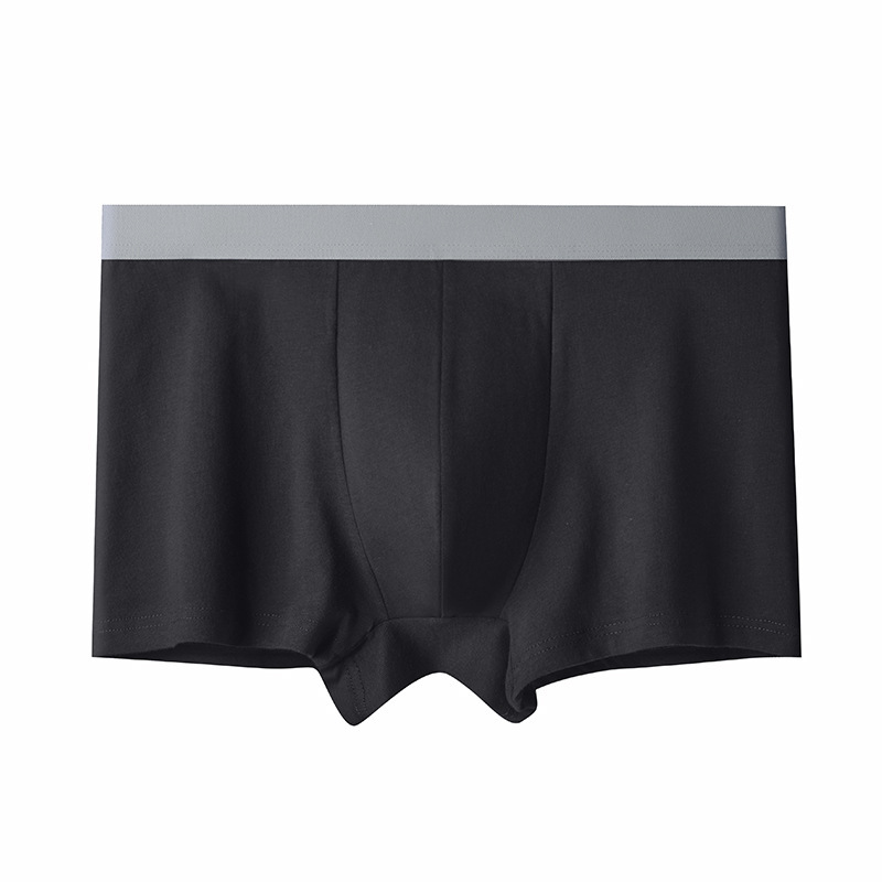 Men's underwear Super size summer new cotton underwear Comfortable cotton breathable men's boxers (5 pairs)