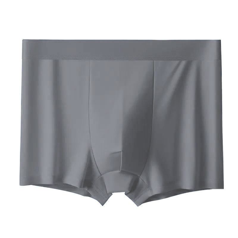 Men's plus-size ultra-thin Ice Silk Boxer Briefs Summer Quick Drying Comfortable Breathable Boxer Shorts (Pack of 6)