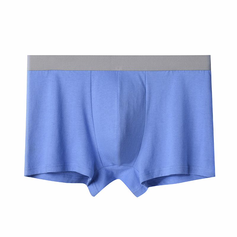 Men's underwear Super size summer new cotton underwear Comfortable cotton breathable men's boxers (5 pairs)