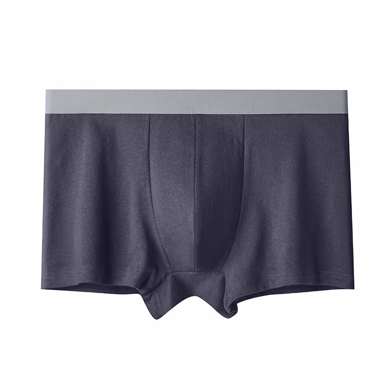 Men's underwear Super size summer new cotton underwear Comfortable cotton breathable men's boxers (5 pairs)