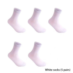 White socks (5 pairs)