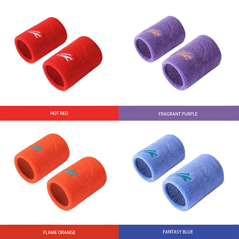 Wrist towel Sports sprain Wrist Strap Football Basketball Sweat absorbent Fitness Protective gear (4 pairs)