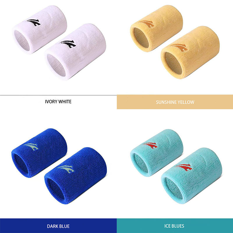 Wrist towel Sports sprain Wrist Strap Football Basketball Sweat absorbent Fitness Protective gear (4 pairs)