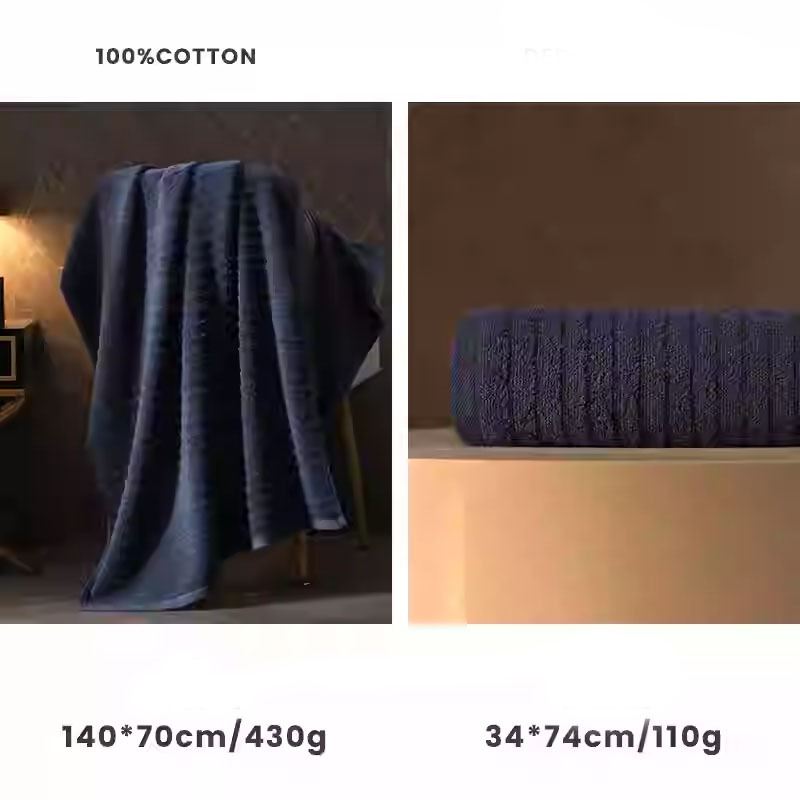 7A Antibacterial Premium bath towel Pure cotton household heavy cotton adult towel + bath towel