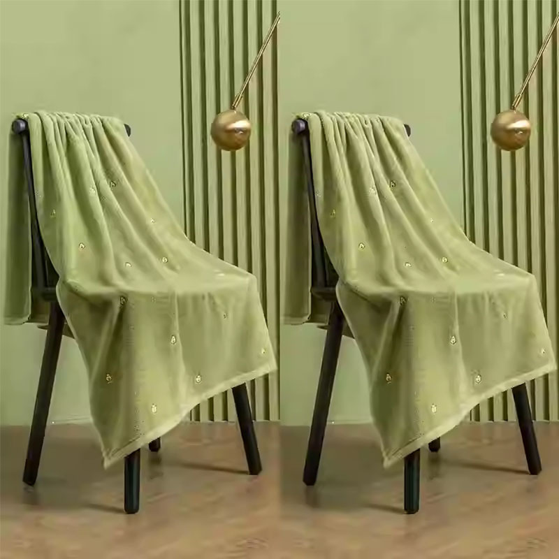 Bath towel Adult pure cotton absorbent Bath towel for Men and Women Couples Bath towel (2 pieces)