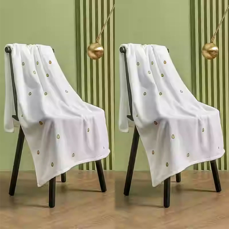 Bath towel Adult pure cotton absorbent Bath towel for Men and Women Couples Bath towel (2 pieces)