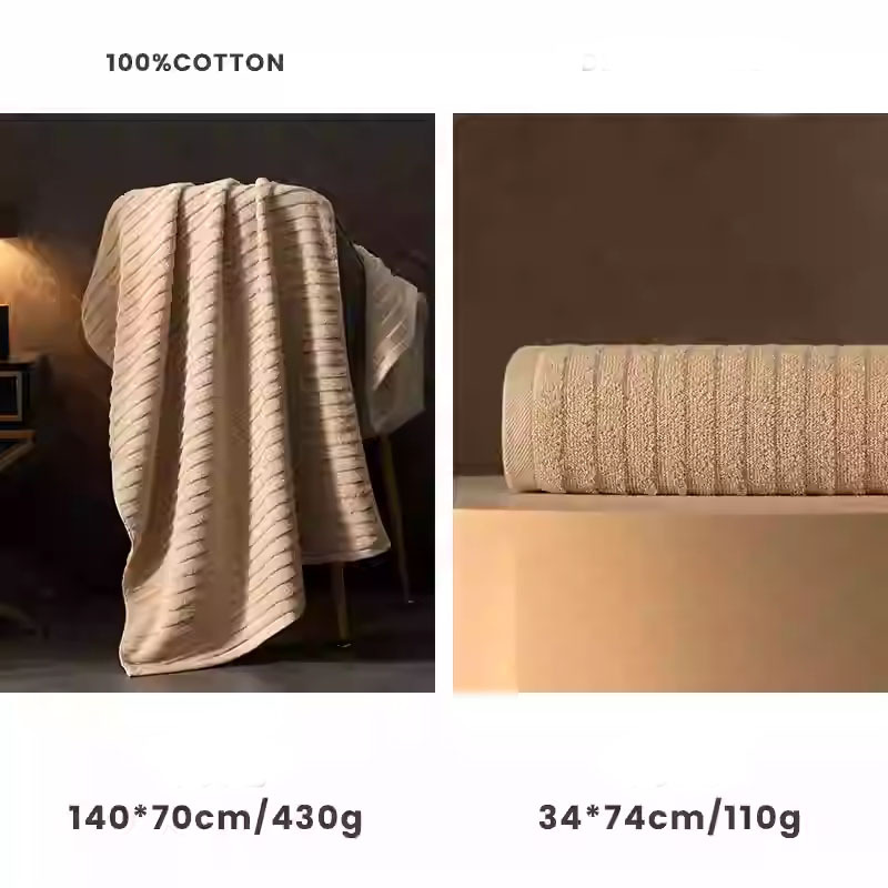 7A Antibacterial Premium bath towel Pure cotton household heavy cotton adult towel + bath towel