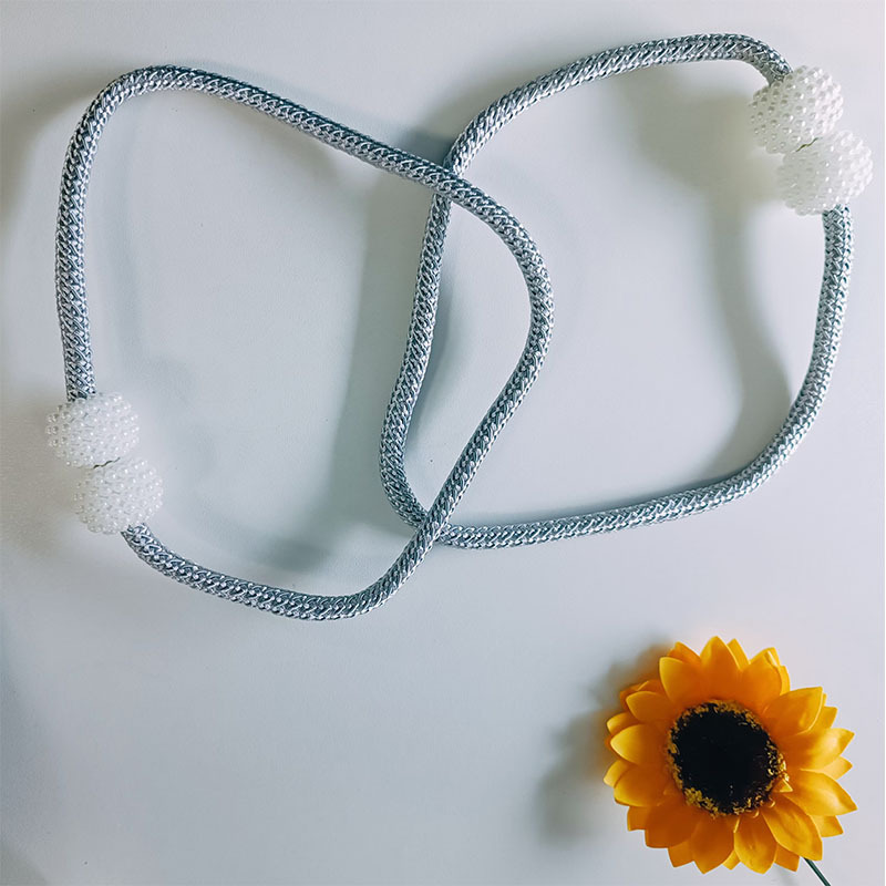 Pure handmade new curtain magnetic buckle curtain binding simple fashion curtain buckle 4 pairs