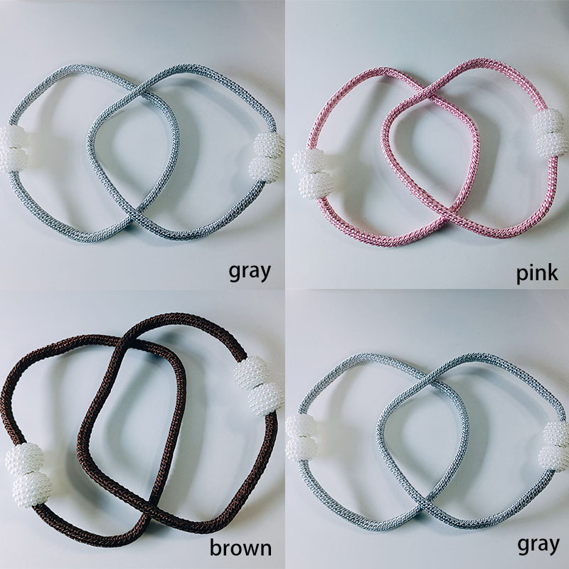 Pure handmade new curtain magnetic buckle curtain binding simple fashion curtain buckle 4 pairs