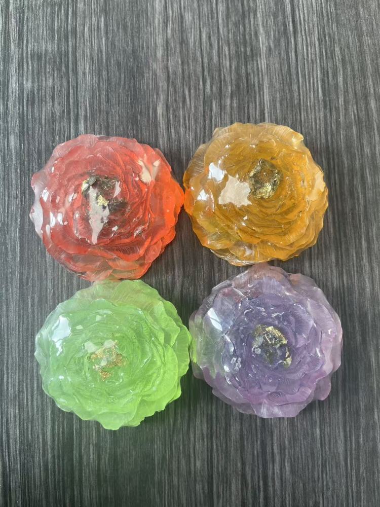 Pure Natural Peony Seed Oil Herbal Creative Scented Carved Handmade Soap