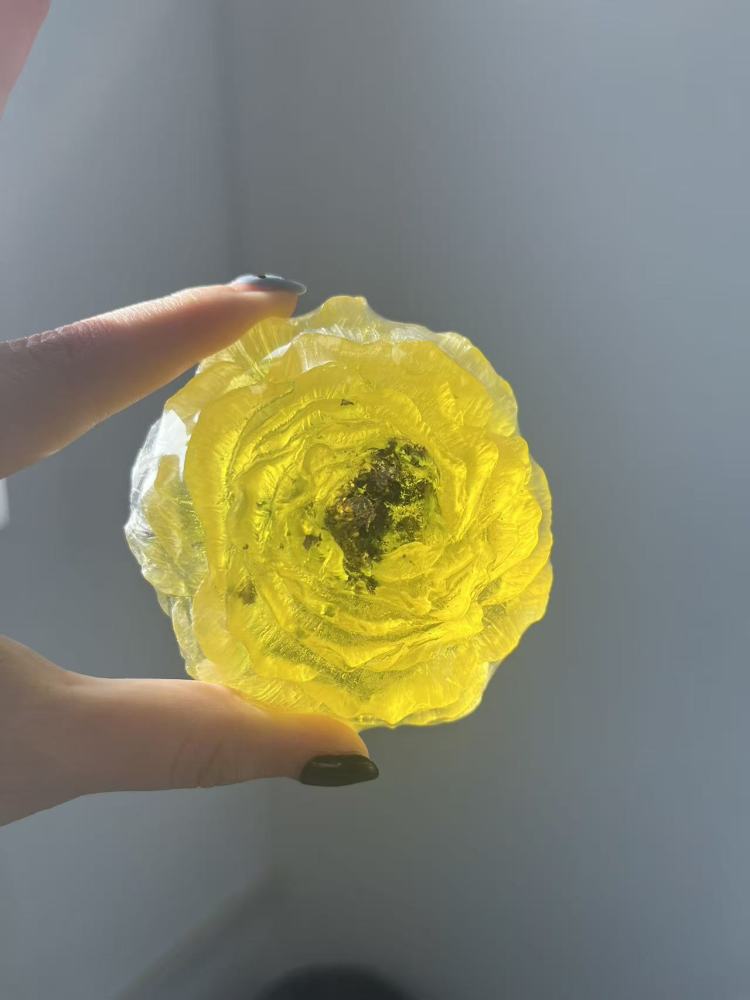 Pure Natural Peony Seed Oil Herbal Creative Scented Carved Handmade Soap