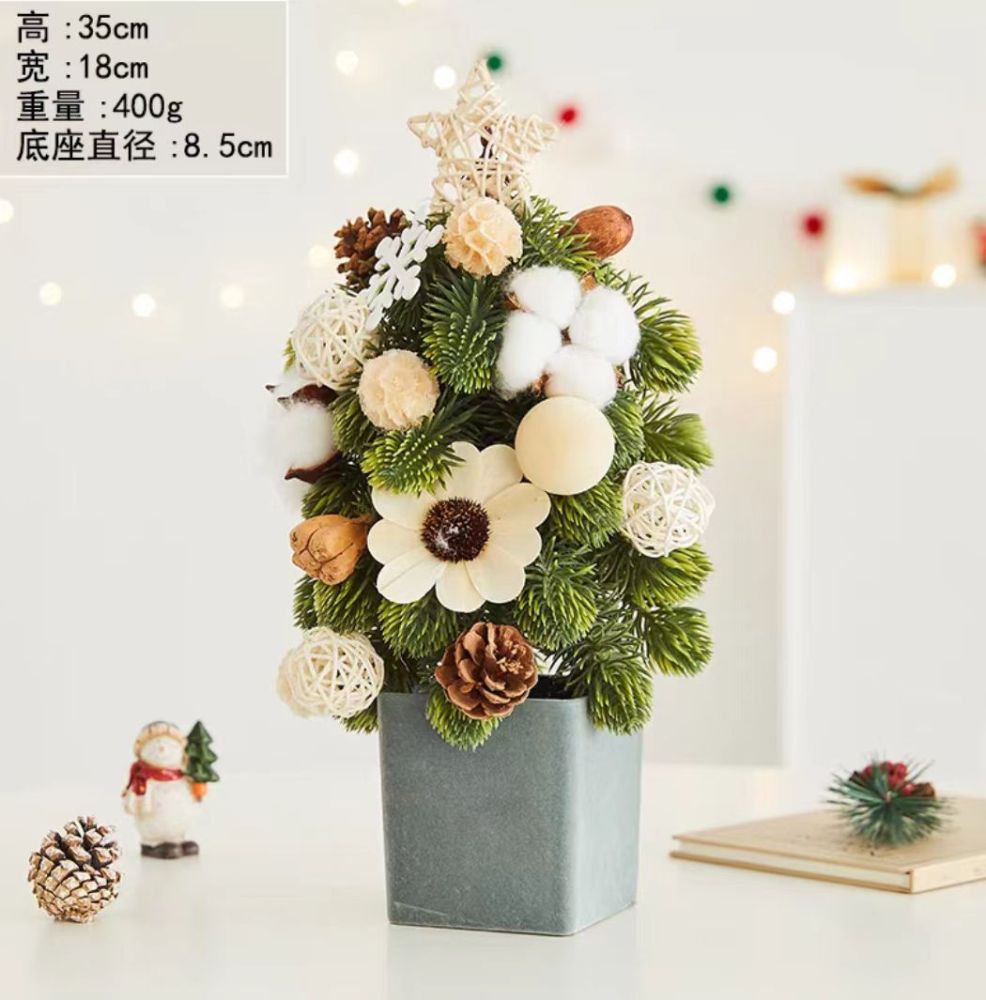 Christmas Decorations Desktop Christmas Tree Ornaments Counter Showcase Scene Atmosphere Decoration Creative Novelson