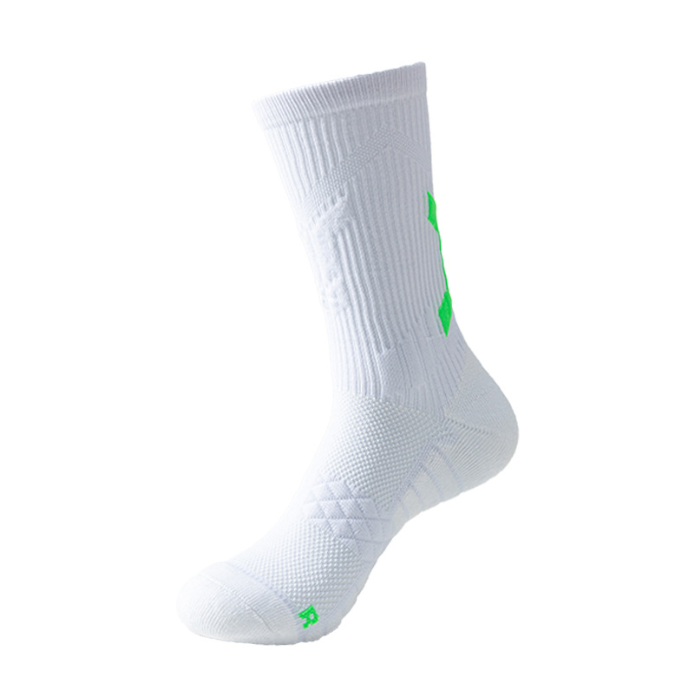 Practical Basketball Socks Training Running Socks Sweat Absorbing Breathable Thick Towel Bottom Couple Sports Socks Football Socks
