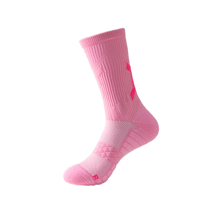 Practical Basketball Socks Training Running Socks Sweat Absorbing Breathable Thick Towel Bottom Couple Sports Socks Football Socks