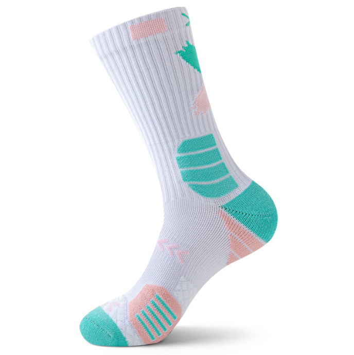 Basketball socks men's mid high tube autumn and winter practical towel bottom thickened anti slip shock-absorbing elite socks high top sports running